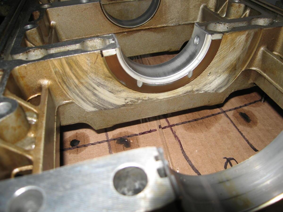 Thrust bearing failure